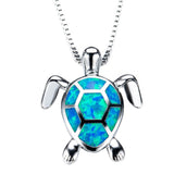 Opal Turtle Necklace