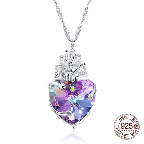 Purple Heart Princess Necklace