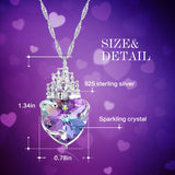 Purple Heart Princess Necklace