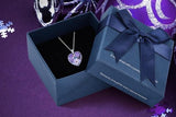 Swarovski Royal Purple Heart Necklace