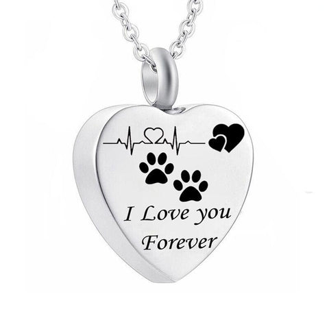 Dog Paw Print Necklace