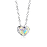 Sterling Silver Simple Heart Necklace