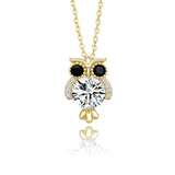 Sterling Silver Owl Necklace