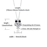 Sterling Silver Owl Necklace