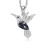 Swarovski Crystal Hummingbird Necklace