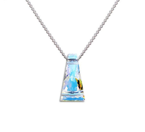 Geometric Swarovski crystal Necklace