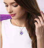 Purple Heart Princess Necklace