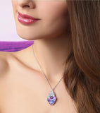 Purple Heart Princess Necklace