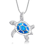 Opal Sea Life Necklaces