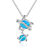 Opal Sea Life Necklaces