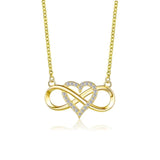 Infinity Love Heart Necklaces