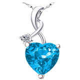 Crystal Twinkling Heart Necklace