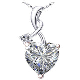 Crystal Twinkling Heart Necklace